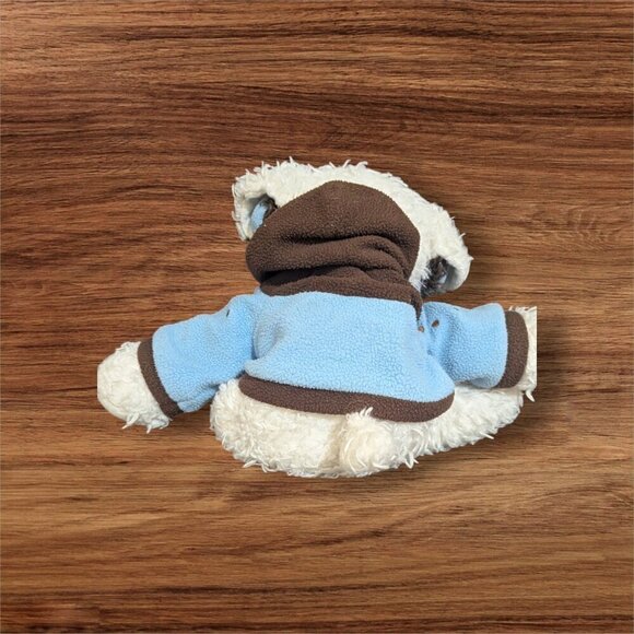 Hugfun International Blue/Brown Hoodie Teddy Bear Plush w/Earmuffs - Picture 2 of 9